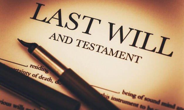 O último desejo e o testamento