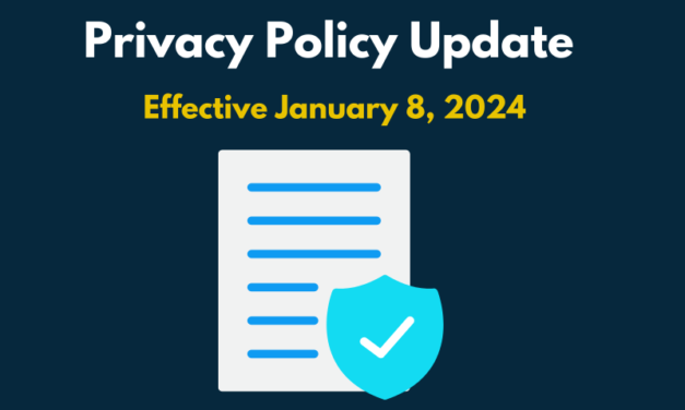 Privacy Policy Update